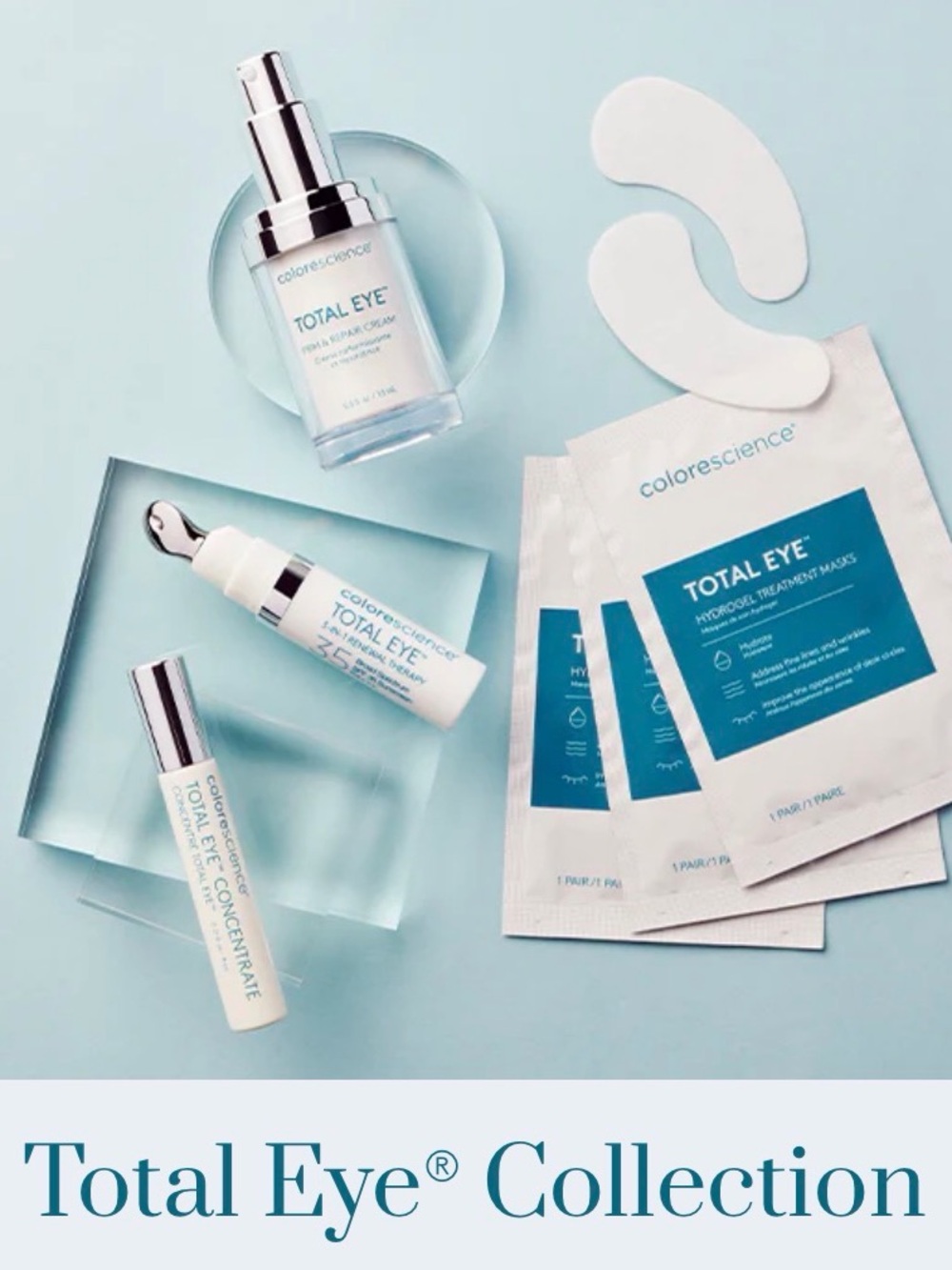 Colorescience Reset + Prep Eye Care Mini Kit - Light Blue